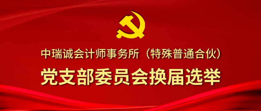 聚力谱新篇 奋楫再出发&mdash;&mdash;中瑞诚党支部委员会换届选举大会顺利召开